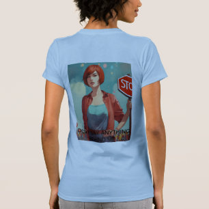 Camiseta "Mujeres fuertes, mundo fuerte"