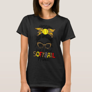 Camiseta Mujeres fuertes y orgullosas softball Mimi Messy B