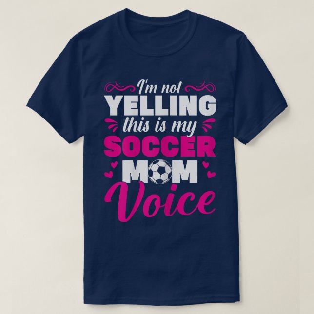 Camiseta Mujeres Fútbol Mamá No Grito Esto Es Mi Sopa (Diseño del anverso)