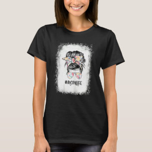 Camiseta Mujeres gafas de sol Mamá Vida Desordenada Hair Bu