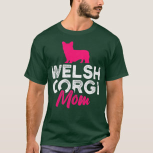 Camiseta Mujeres galesas Corgi Mom1682