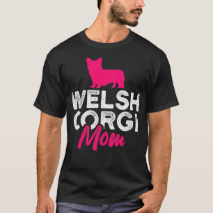 Camiseta Mujeres galesas Corgi Mom1855
