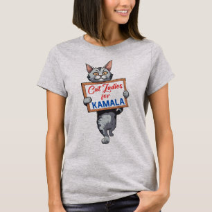 Camiseta Mujeres gatas para kamala