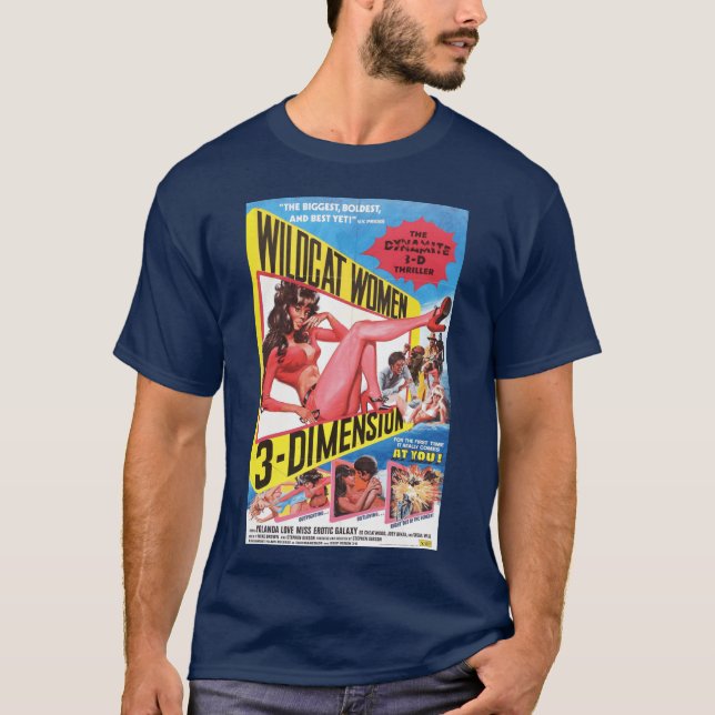 Camiseta Mujeres Gato Montés 3D (Anverso)