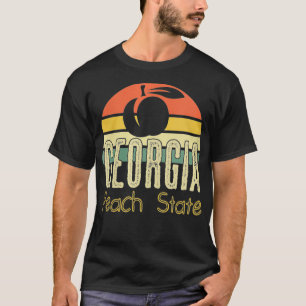 Camiseta Mujeres Georgia Peach State Peaches USA America Un