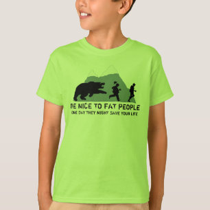 Camiseta Mujeres gordas ofensivas del chiste