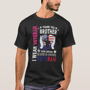 Camiseta Mujeres Gracias Hermanos Veteranos Día de la Fla E
