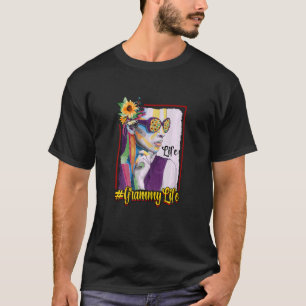 Camiseta Mujeres Grammy Life Mujeres Abuela Abuela Madres D