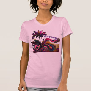 Camiseta Mujeres Groovy Flower