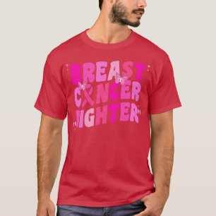 Camiseta Mujeres Groovy Luchan contra el cáncer de mama Sen
