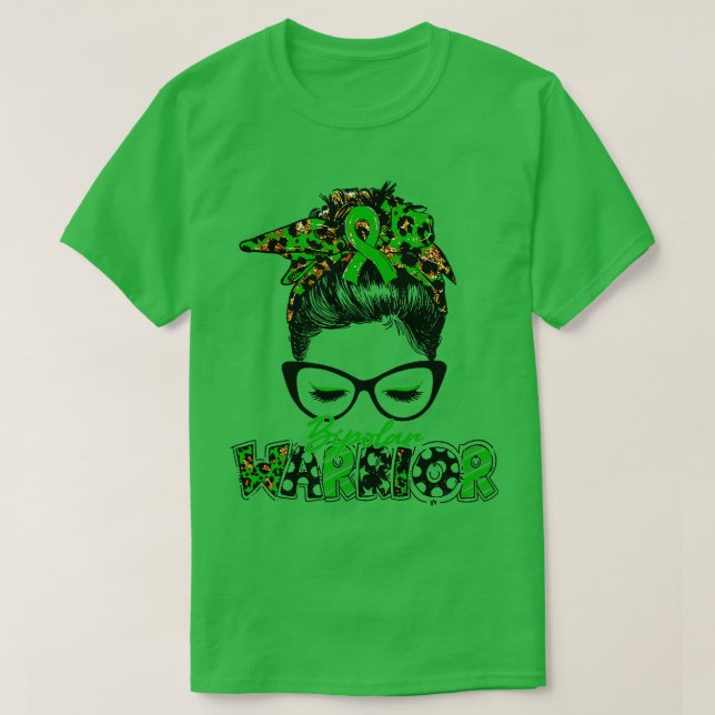 Camiseta Mujeres guerreras de conciencia bipolar Glasse Mes (Diseño del anverso)