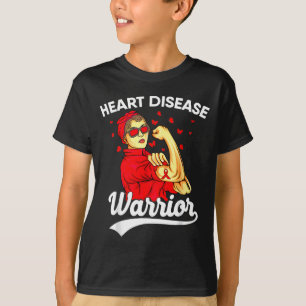Camiseta Mujeres guerreras del corazón enfermedad cardíaca 