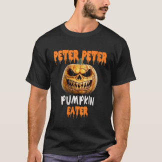 Camiseta Mujeres Halloween Graciosa Peter Pumpkin Eater VNe