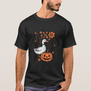 Camiseta Mujeres Halloween Spooky Goosey Halloween Silly Go
