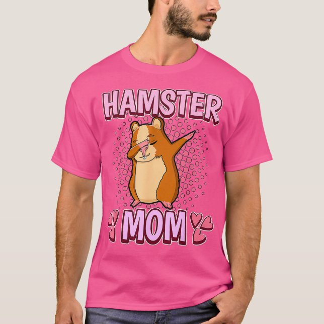 Camiseta Mujeres Hamster Mamá Mamá Día de la Madre Hamster (Anverso)