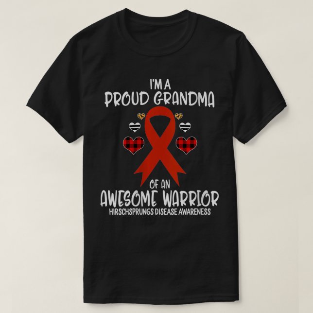 Camiseta Mujeres Hirschsprungs Conciencia de la enfermedad  (Diseño del anverso)