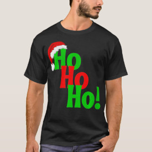 Camiseta Mujeres HoHoHo, Feliz Navidad VNeck