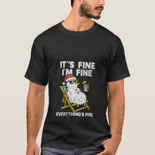 Camiseta Mujeres Hombre de Nieve Derritiéndose Navidad En J