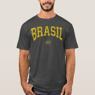 Camiseta Mujeres Hombres Brasil Bandera Brasileña Verde ami