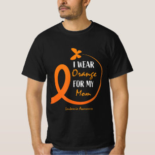 Camiseta Mujeres Hombres Niños Que Uso Naranja Para Mi Mamá