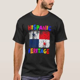 Camiseta Mujeres Hombres Patrimonio Nacional Hispano Mes La