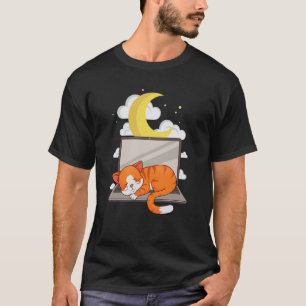 Camiseta mujeres hombres ropa portátil animal gato