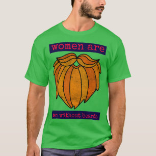 Camiseta Mujeres hombres sin barba 1