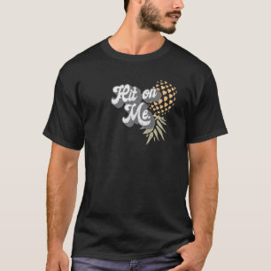 Camiseta Mujeres Hombres Upside Down Pineapple Sutil Swinge