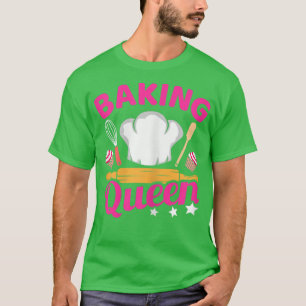 Camiseta Mujeres horneando cocina de horneado reina hornead
