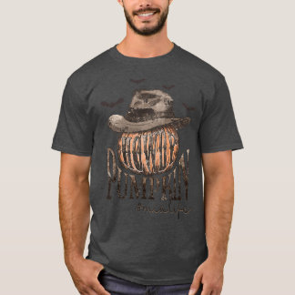 Camiseta Mujeres Howdy Pumpkin Mia , Halloween Mia 
