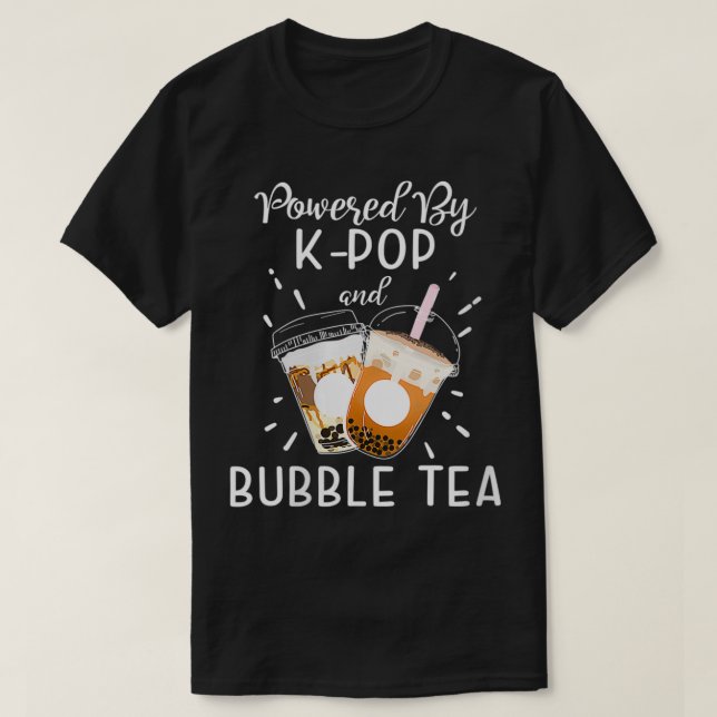 Camiseta Mujeres impulsadas por KPOP Boba Tea Bubble Tea Co (Diseño del anverso)