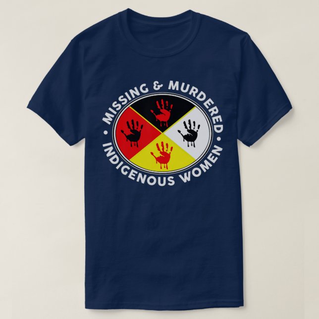 Camiseta Mujeres indígenas desaparecidas y asesinadas (Diseño del anverso)
