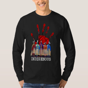 Camiseta Mujeres Indígenas Nativas Americanas Cherokee Mano