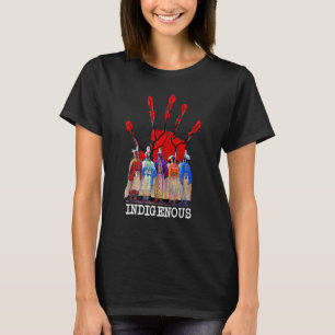 Camiseta Mujeres Indígenas Nativas Americanas Cherokee Mano