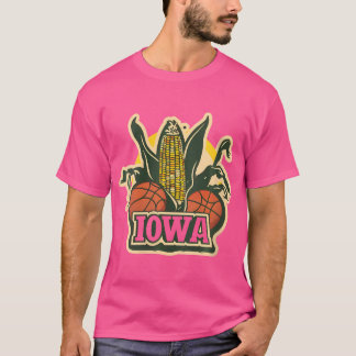 Camiseta Mujeres Iowa Des Moines Corn En El Baloncesto De L