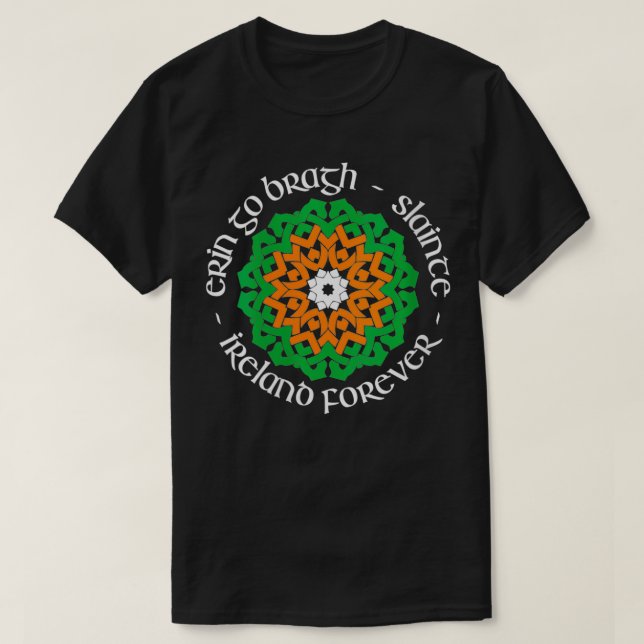 Camiseta Mujeres Irlanda por siempre Erin Go Bragh Slainte  (Diseño del anverso)