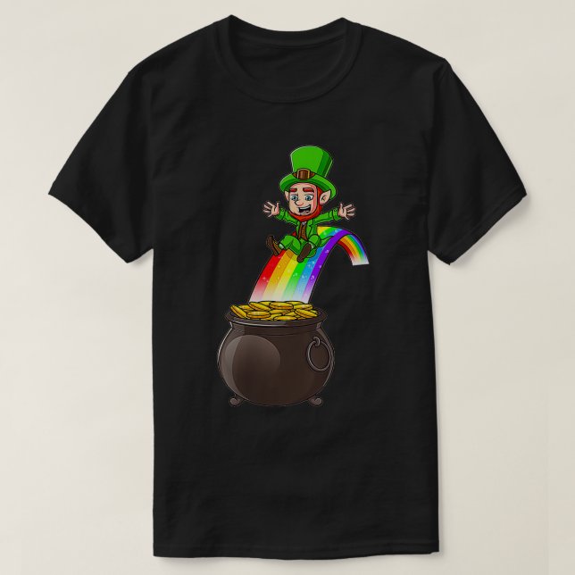 Camiseta Mujeres irlandesas de los patricks día leprechaun  (Diseño del anverso)