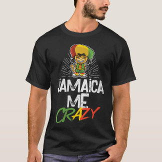 Camiseta Mujeres Jamaica Me Crazy Jamaican Reggae Funny Ca