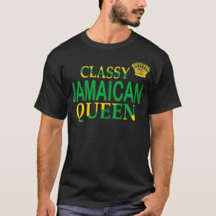 Camiseta Mujeres jamaiquinas reina de Jamaica con clase