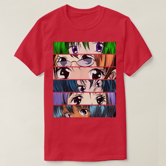 Camiseta Mujeres japonesas Kawaii Anime Otaku Manga Chica j (Diseño del anverso)