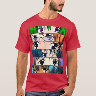 Camiseta Mujeres japonesas Kawaii Anime Otaku Manga Chica j