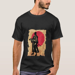 Camiseta Mujeres japonesas Samurai Bushido Guerrero Retro R