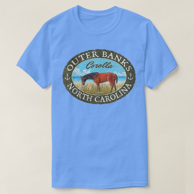 Camiseta Mujeres JCombs Corolla, Bancos Exteriores, NC, con (Diseño del anverso)