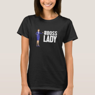 Camiseta Mujeres Jefe Lady Mamá Mujeres Jefe Día de los Peq