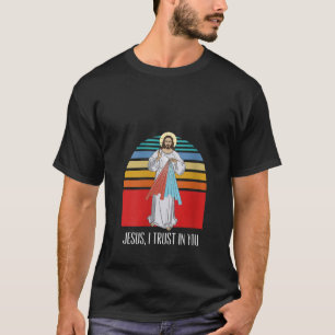 Camiseta Mujeres Jesús Divina Misericordia Que Confío En Us