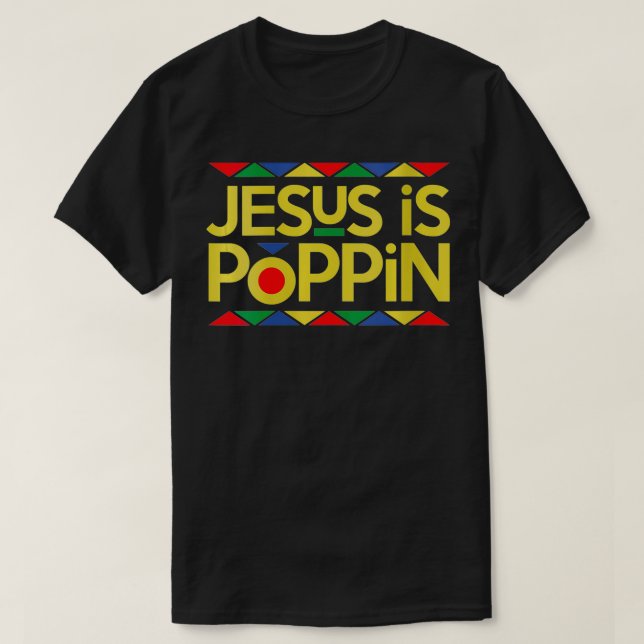 Camiseta Mujeres Jesús es Poppin VNeck (Diseño del anverso)