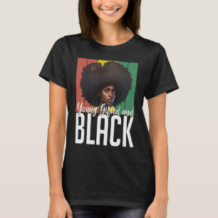 Camiseta Mujeres jóvenes de edad avanzada y negras para el