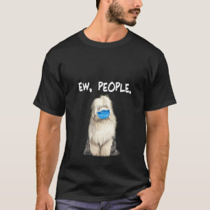 Camiseta Mujeres Jóvenes Sheepdog Ingleses Uchando Perro