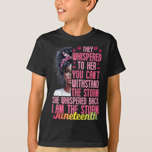 Camiseta Mujeres Junete De Junio Yo Soy La Tormenta De Las  (Anverso)