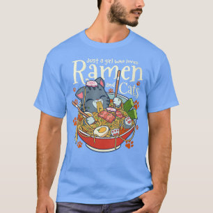 Camiseta Mujeres Kawaii Cute Anime Chica Otaku